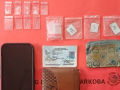 Seorang Warga Padang Ratu Diduga Pengedar Sabu Ditangkap Satresnarkoba Polres Tanggamus
