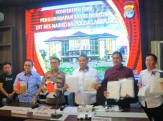 Penyelundupan 12 Kg Narkotika Berhasil Digagalkan Polda Lampung