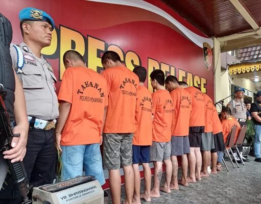Polisi Berhasil Menangkap 10 Tahanan Kabur di Pekanbaru