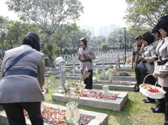 Jelang Hari Jadi Ke-75, Polwan Gelar Ziarah di Taman Makam Pahlawan