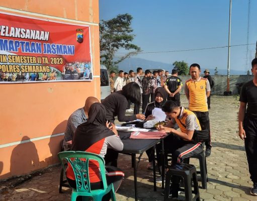 Polres Semarang Uji Kesamaptaan Jasmani Personil