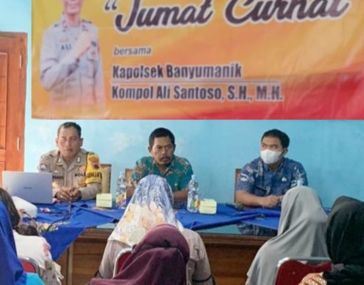 Bhabinkamtibmas Polsek Banyumanik Gelar Jumat Curhat Dengan Tokoh Masyarakat, Kader PKK Dan Karang Taruna