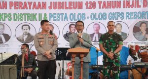 Harapan Kapolres Simalungun Pada Perayaan Jubelium 120 Tahun Masyarakat Dekat Dengan Tuhan