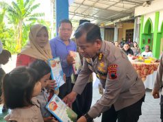 SDM Polda Jateng Bagikan Buku Edukasi Untuk Murid PAUD Dan TK Di Yayasan Kasih Ibu Semarang