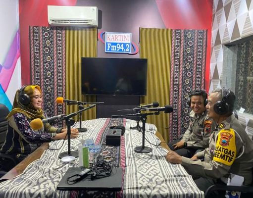 Polres Jepara Gelar Sosialisasi Operasi Zebra Candi 2023 Lewat Talkshow Radio