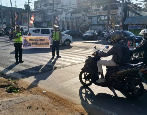 Kanit Lantas Polsek Banyumanik Pimpin Sosialisasi Ops Zebra Candi 2023