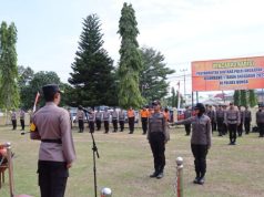 Sambut Bintara Remaja Polres Bungo Gelar Upacara Tradisi
