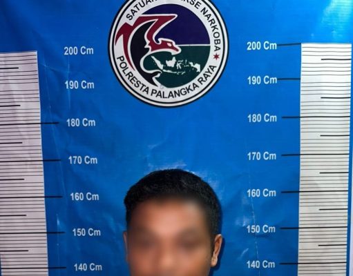 Mapolresta Palangkaraya Amankan Pria Diduga Simpan Sabu Seberat 9.18 Gram Dirumah