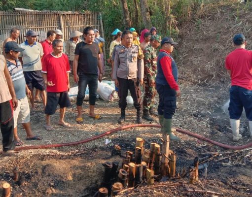Polsek Pati Terjun Ke Titik Hotspot Guna Amankan Lokasi Karhutla