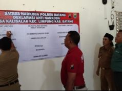Polres Batang Peduli Kamtibmas Dengan Membangun Kampung Tangguh Anti Narkoba