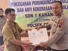 Polsek Cepiring Hadir Berikan Arahan dan Himbauan Ke Siswa SD Cegah Perundungan Serta Kekerasan Pada Anak