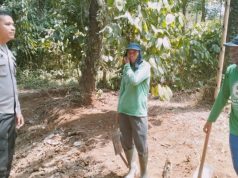 Pesan Bhabinkamtibmas Polsek Limbangan Kepada Warga Binaannya Akan Bahaya Karhutla