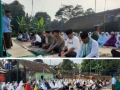 Polsek Kiarapedes Ajak Warga Se-kabupaten Purwakarta Sholat Istiqo Bersama
