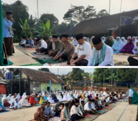 Polsek Kiarapedes Ajak Warga Se-kabupaten Purwakarta Sholat Istiqo Bersama