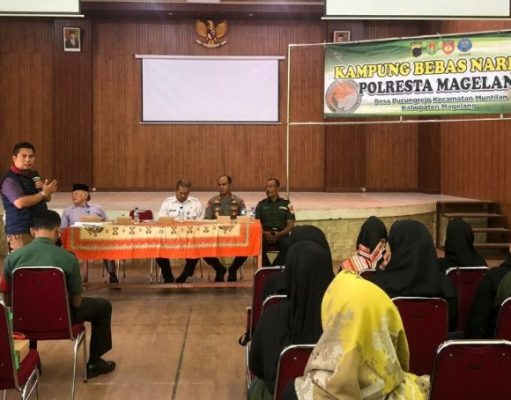 Polres Magelang Resmi Canangkan Desa Pucungrejo Menjadi Kampung Bebas Narkoba