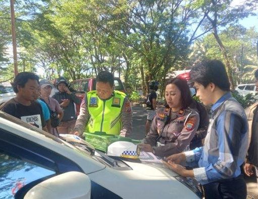 Polres Minahasa Utara Gelar OPS Samrat 2023 Jaring Puluhan Pelanggar Dan Barang Bukti
