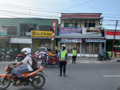 Srikandi Polres Kapuas Gelar Kegiatan Gatur Di Kota Kapuas