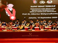 Prof Albertus Wahyurudhanto Dikukuhkan, STIK Lemdiklat Polri Tambah Guru Besar