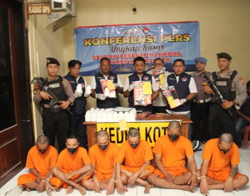 Polisi Berhasil Menangkap Sindikat Narkoba di Kota Kediri, Tujuh Tersangka Diamankan