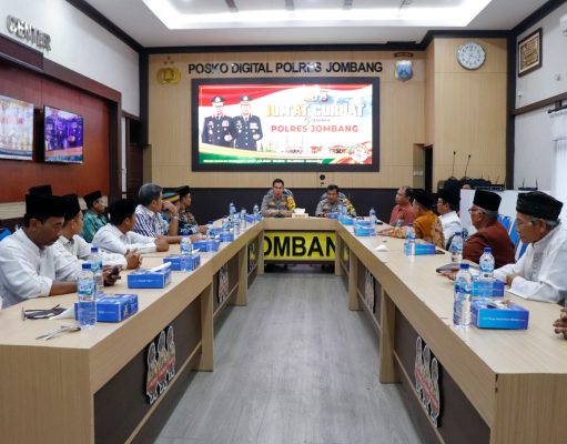 Jumat Curhat Polres Jombang Bersama Pengurus DMI Bahas Penguatan 3 Pilar Untuk Kamtibmas