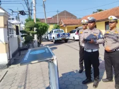 Ditlantas Polda Jateng Gelar Ops Candi Dengan Drone ETLE Di Sragen
