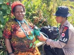 Satgas Rasaka Cartenz 2023 Beri Pelayanan Kesehatan Gratis di Papua Tengah
