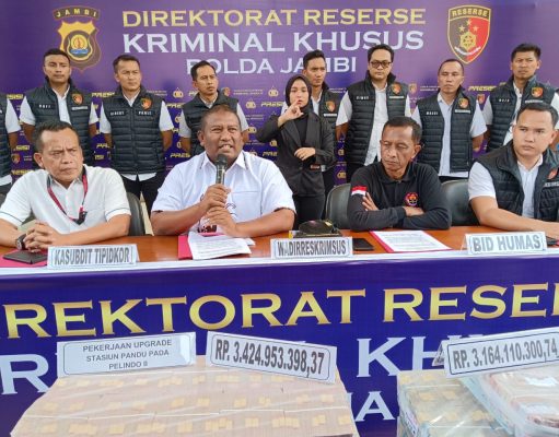 Polda Jambi Bongkar Dugaan Korupsi Proyek Stasiun, 5 Orang Jadi Tersangka