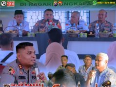 Jumat Curhat, Kapolres 50 Kota Bagikan Nomor WA, Minta Warga tidak takut melapor ke polisi