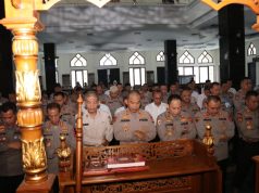 Personel Polda Sumsel Bersatu dalam Salat Ghaib untuk Mengenang Alm. Kombes Pol. Agung Marlianto