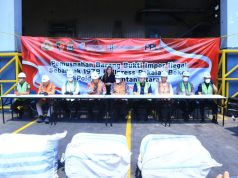 Polri Musnahkan 1.978 Ball Press Ilegal Dari Malaysia