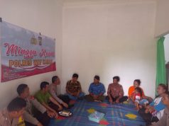 Minggu Kasih, Polres Way Kanan Sambangi Gereja Protestan Baptis di Kampung Setia Negara