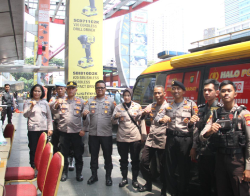 Program ‘Halo Polisi’ Kembali di Gelar Polres Jakbar di Pusat Keramaian, Kali ini di Pasar Grogol