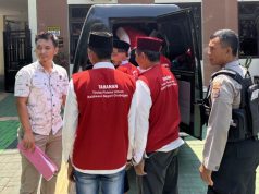Polres Grobogan Kawal Sidang Tahanan Bersenjata Lengkap