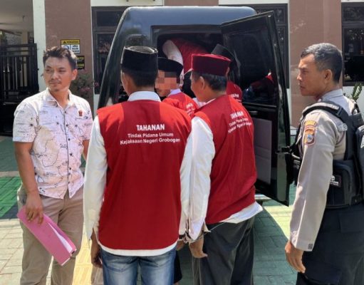 Polres Grobogan Kawal Sidang Tahanan Bersenjata Lengkap