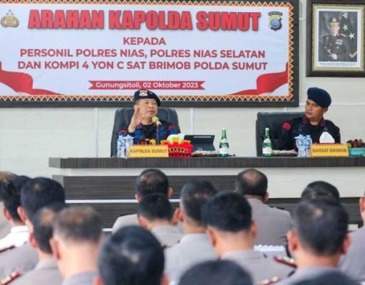 Kapolda Sumut Beri Instruksi Personil Berantas Narkoba Dan Sukseskan Pemilu 2024