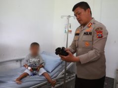 Hilangkan Trauma, Kapolres Simalungun Main Mobil Remote Dengan Bocah Korban Aniaya