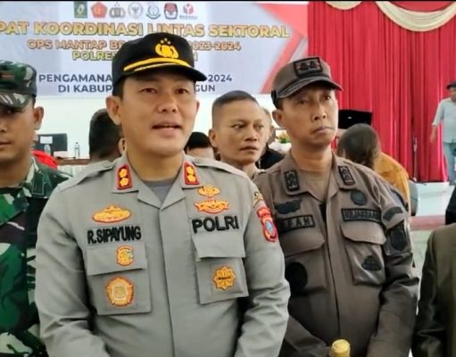 Rapat Koordinasi Lintas Sektoral Polres Simalungun Persiapkan Operasi Mantap Brata Toba dan Pemilu 2024