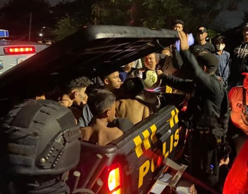 Marak Aksi Balap Liar Dan Tawuran, Polrestabes Semarang Gelar Apel Gabungan KRYD