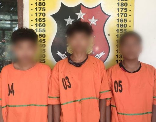 Jatanras Polres Simalungun Berhasil Ringkus 4 Pelaku Kasus Pencurian Dengan Kekerasan