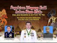 Jelang HUT TNI Ke-78 TNI AU LANUD ADI SOEMARMO Gelar Pagelaran Wayang Kulit