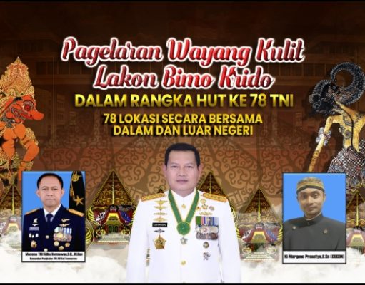 Jelang HUT TNI Ke-78 TNI AU LANUD ADI SOEMARMO Gelar Pagelaran Wayang Kulit