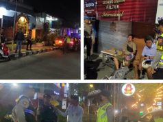 Antisipasi Munculnya Kejahatan Malam Hari, Polres Tabanan Gelar Patroli Malam