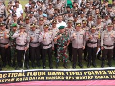 Pelaksanaan Tactical Floor Game Polres Simalungun Siap Laksanakan Ops Mantap Brata Toba 2023-2024