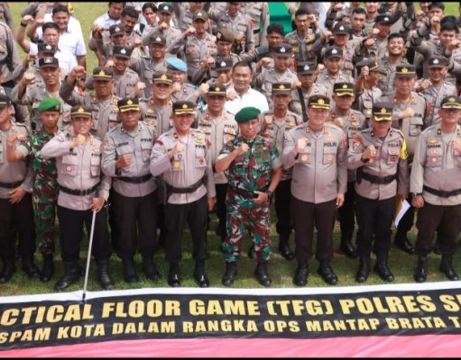Pelaksanaan Tactical Floor Game Polres Simalungun Siap Laksanakan Ops Mantap Brata Toba 2023-2024