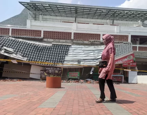 Polda Jateng Respon Cepat Tangani Kasus Ambruknya Pasar Kreatif Lasem