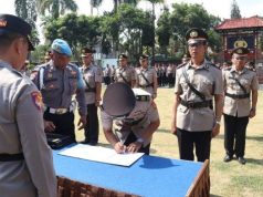 Polda Bali Mutasi Sejumlah Kapolsek Dan Kasat Jajaran Perwira Polres Gianyar