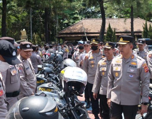 Kapolres Subang Cek Randis Dan Almatsus Jelang Operasi Brata Lodaya 2023