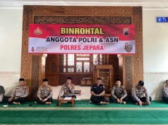 Polres Jepara Gelar Kegiatan Binrohtal Bagi Seluruh Personil Polri Dan ASN