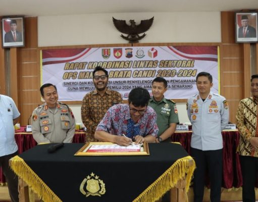 Wakapolrestabes Semarang AKBP Wiwit Pimpin Rakor Lintas Sektoral