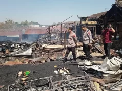 Kapolda Jateng Turun Langsung Ke Lokasi Kebakaran Pasar Slogohimo